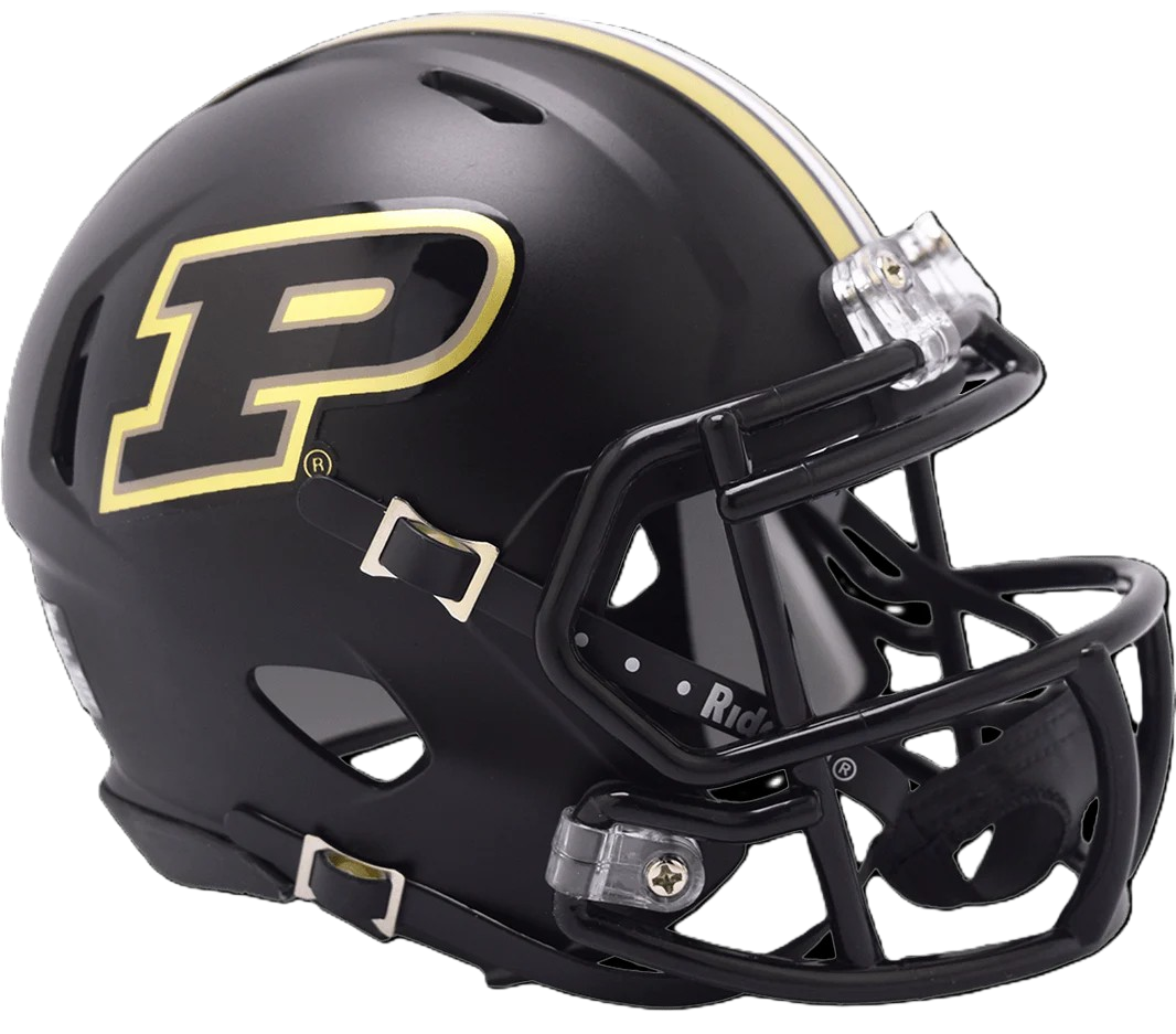 Purdue Boilermakers Black Speed Mini 2024