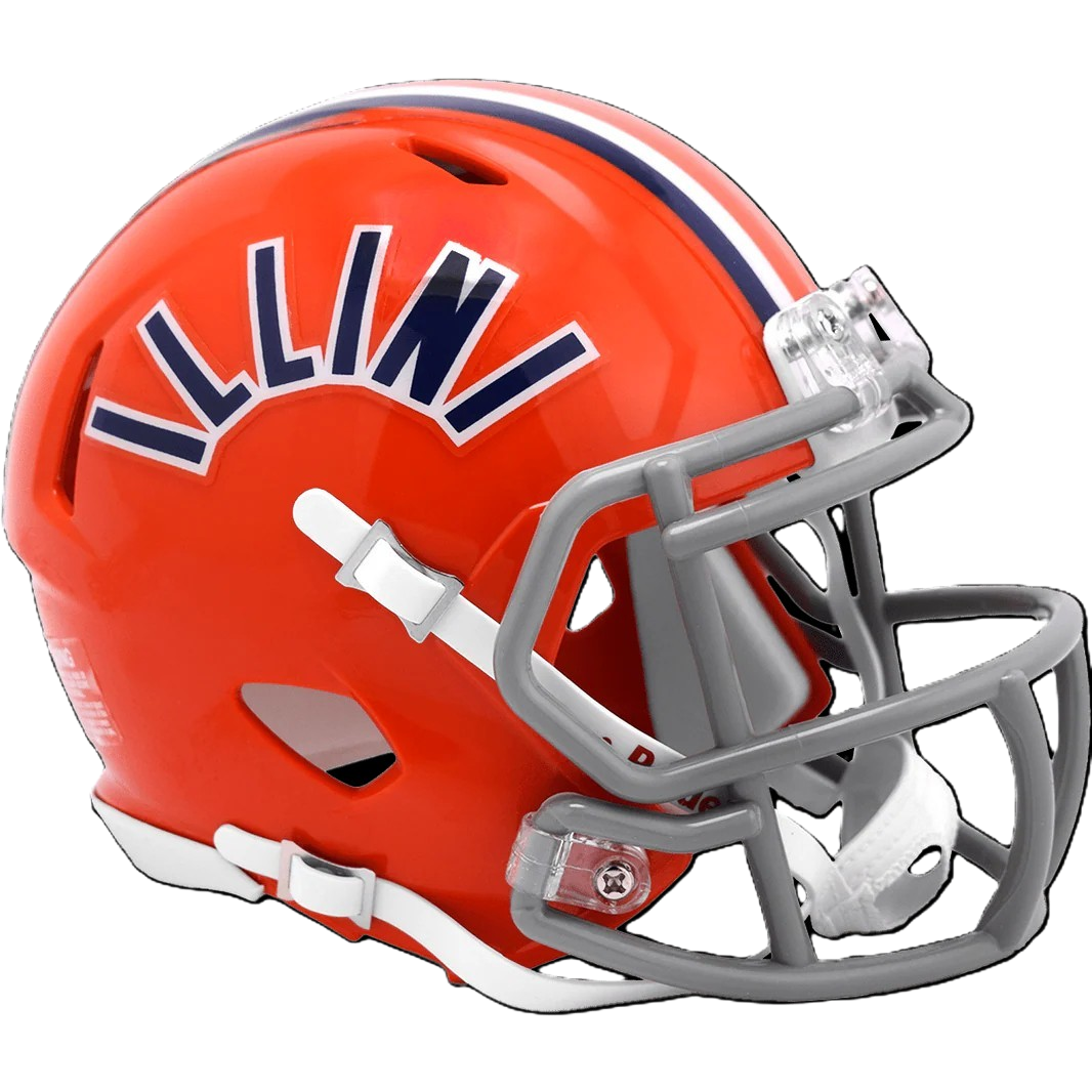 Illinois Fighting Illini Arched Speed Mini