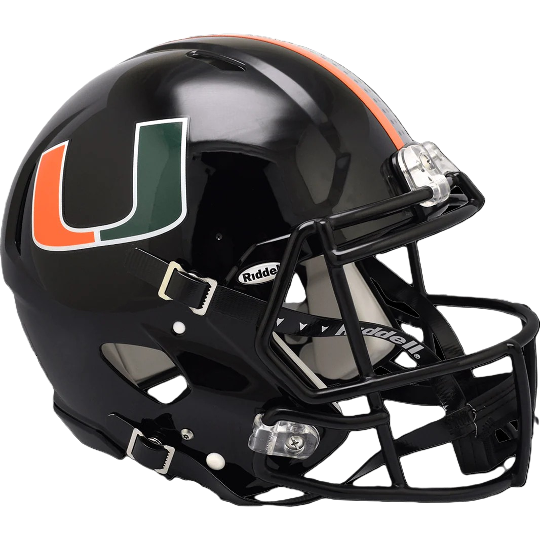 Miami Hurricanes Black Authentic Speed 2024