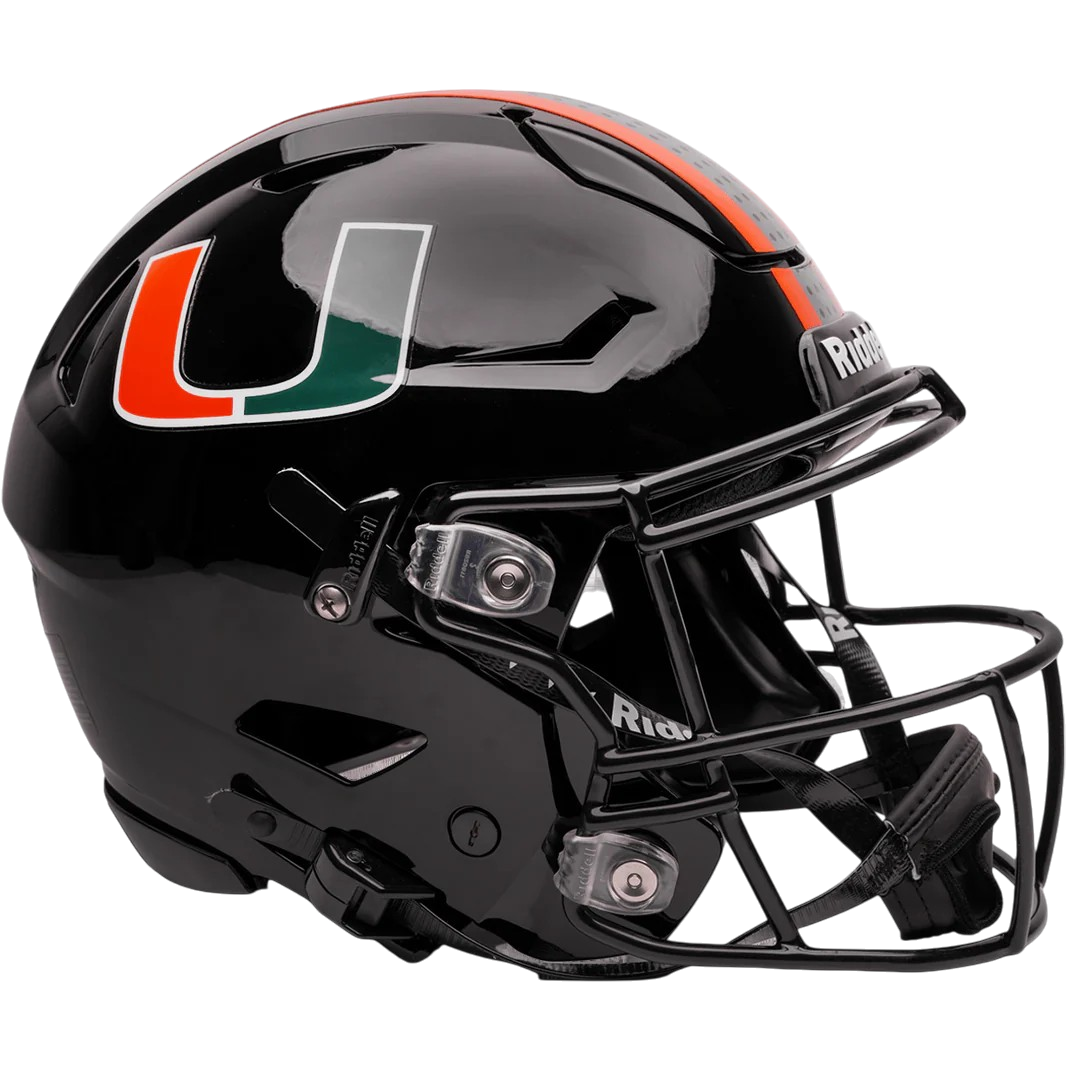 Miami Hurricanes Black Authentic Speedflex 2024