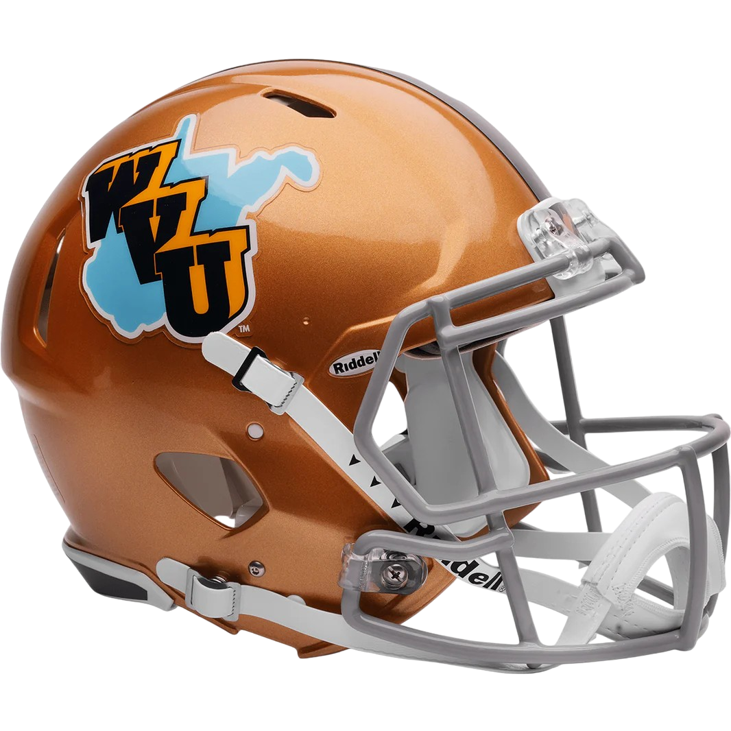 West Virginia Mountaineers Gold Throwback Authentic Speed