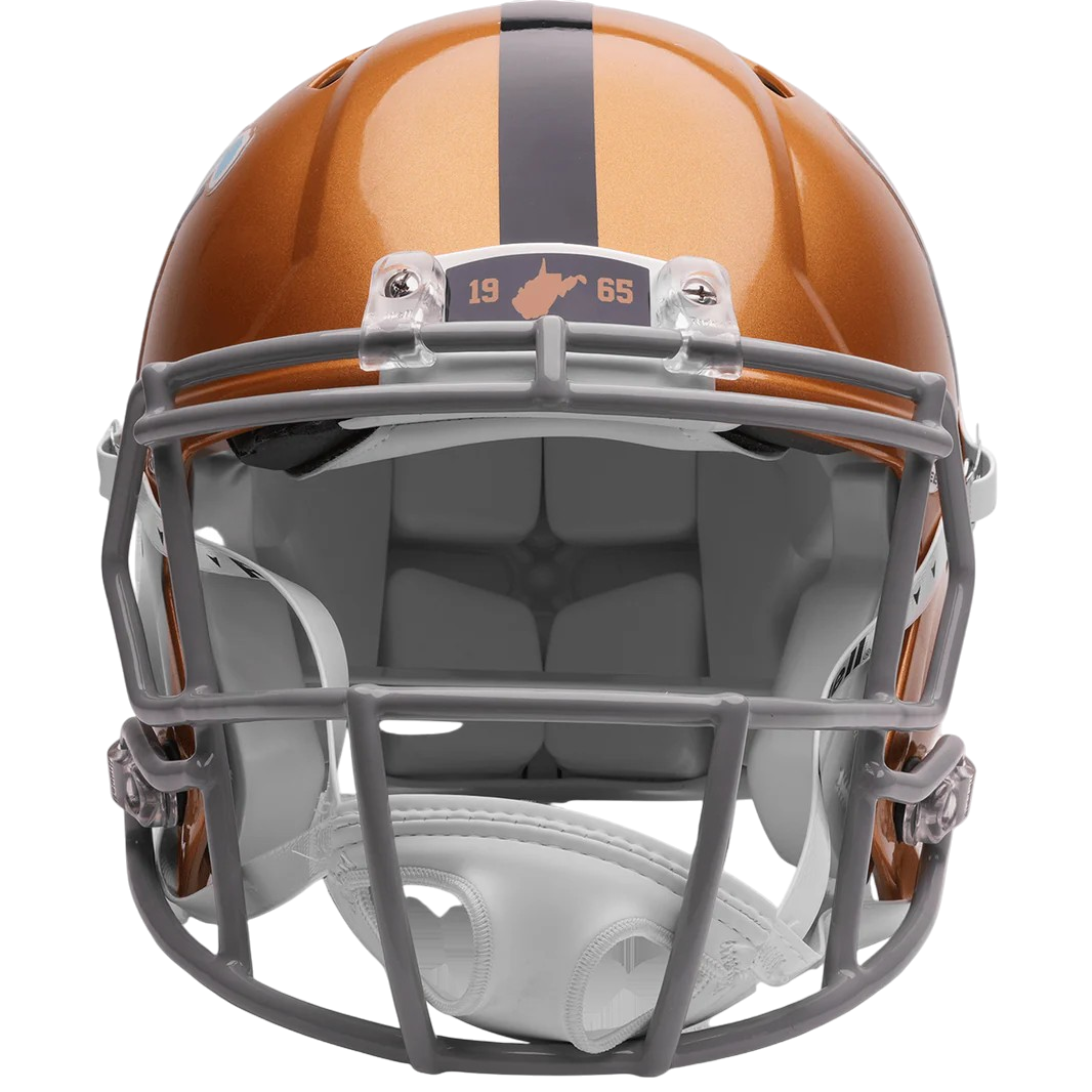 West Virginia Mountaineers Gold Throwback Authentic Speed