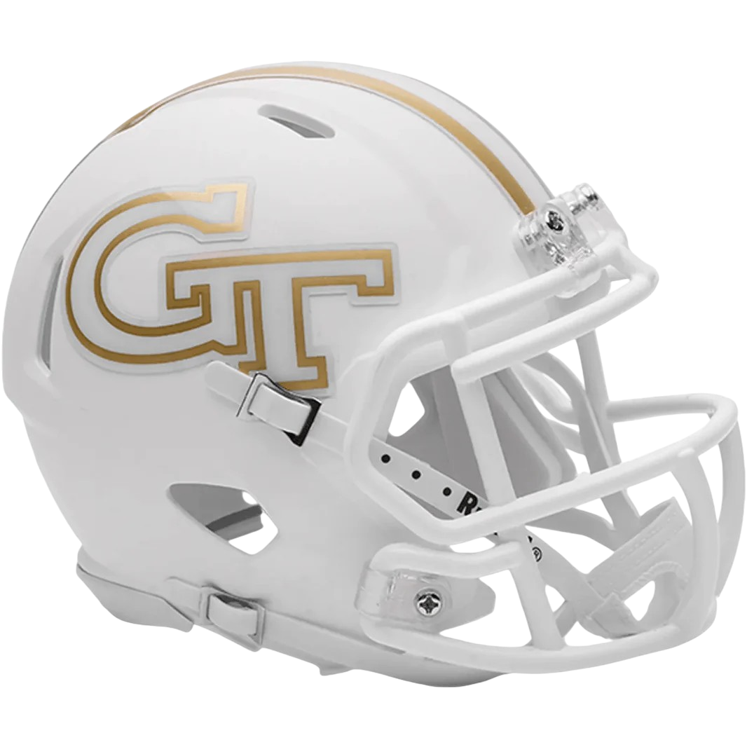 Georgia Tech Yellowjackets White Speed Mini