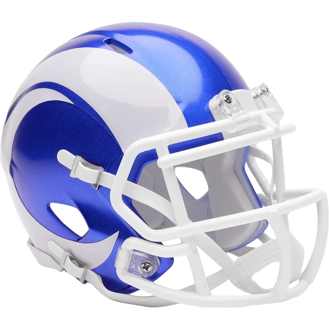 Los Angeles Rams Fearsome White On Field Alternate Speed Mini 2026