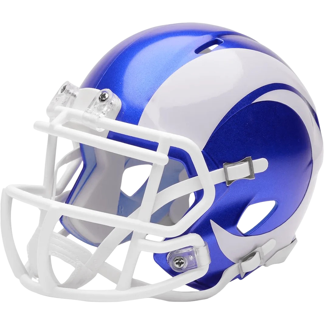 Los Angeles Rams Fearsome White On Field Alternate Speed Mini 2026