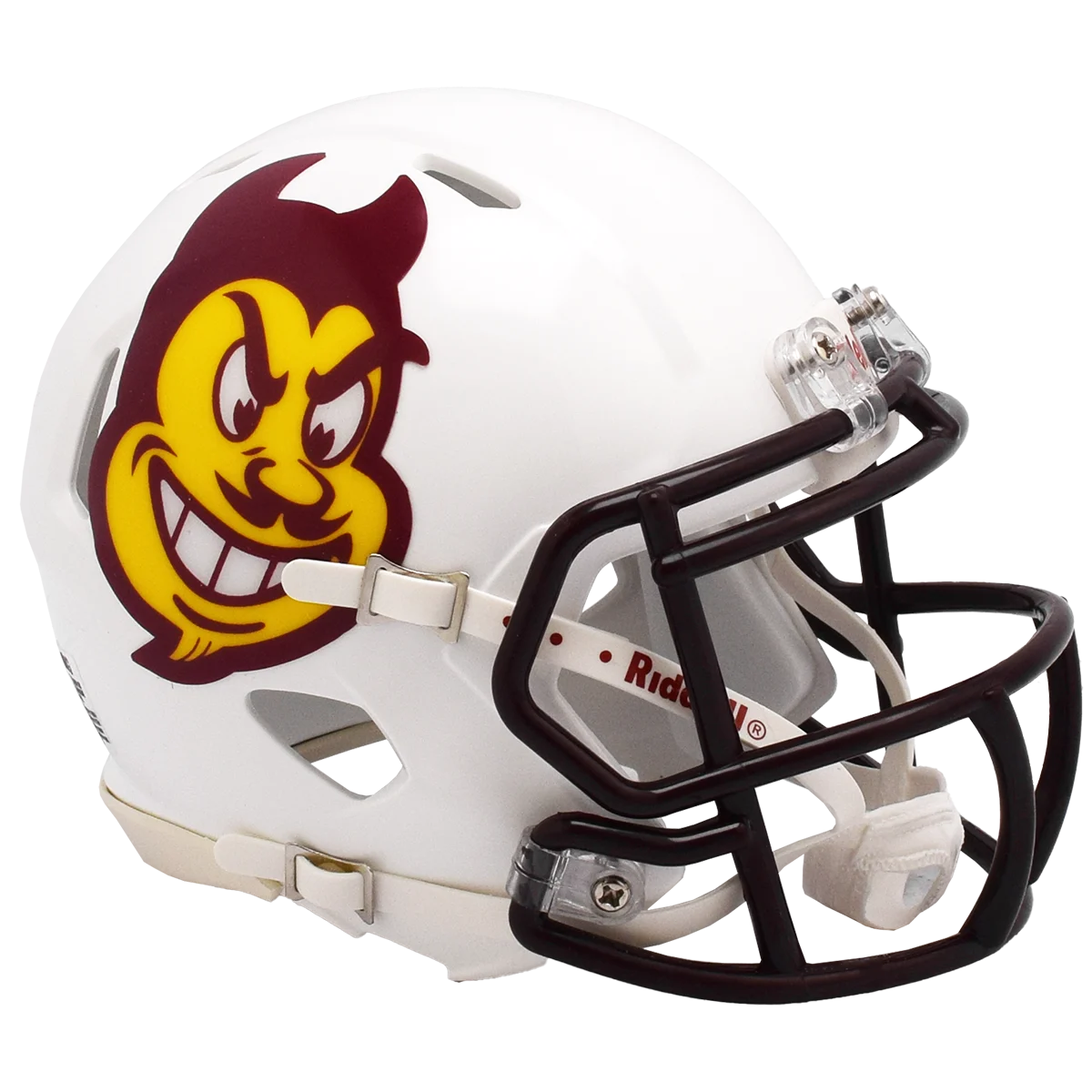 Arizona State Sun Devils White Sparky Speed Mini