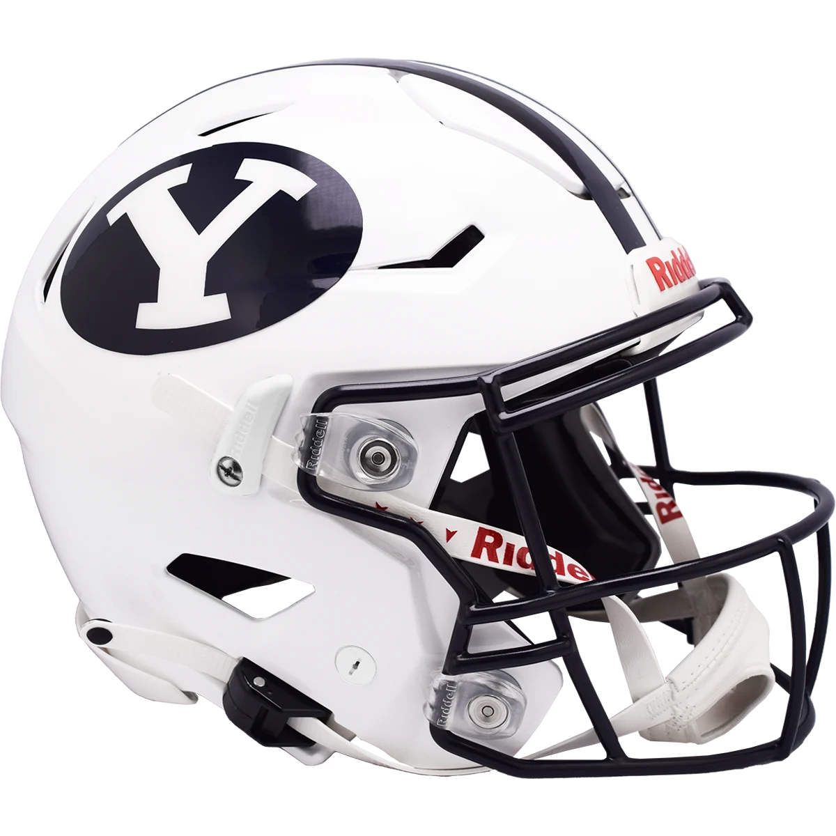 BYU Cougars White Navy Authentic Speedflex