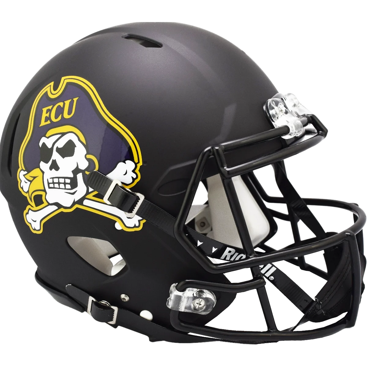 East Carolina Pirates Matte Black Authentic Speed