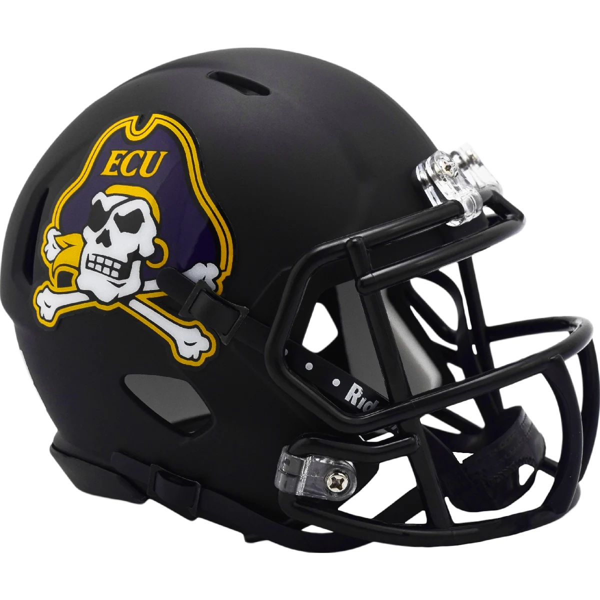 East Carolina Pirates Matte Black Speed Mini
