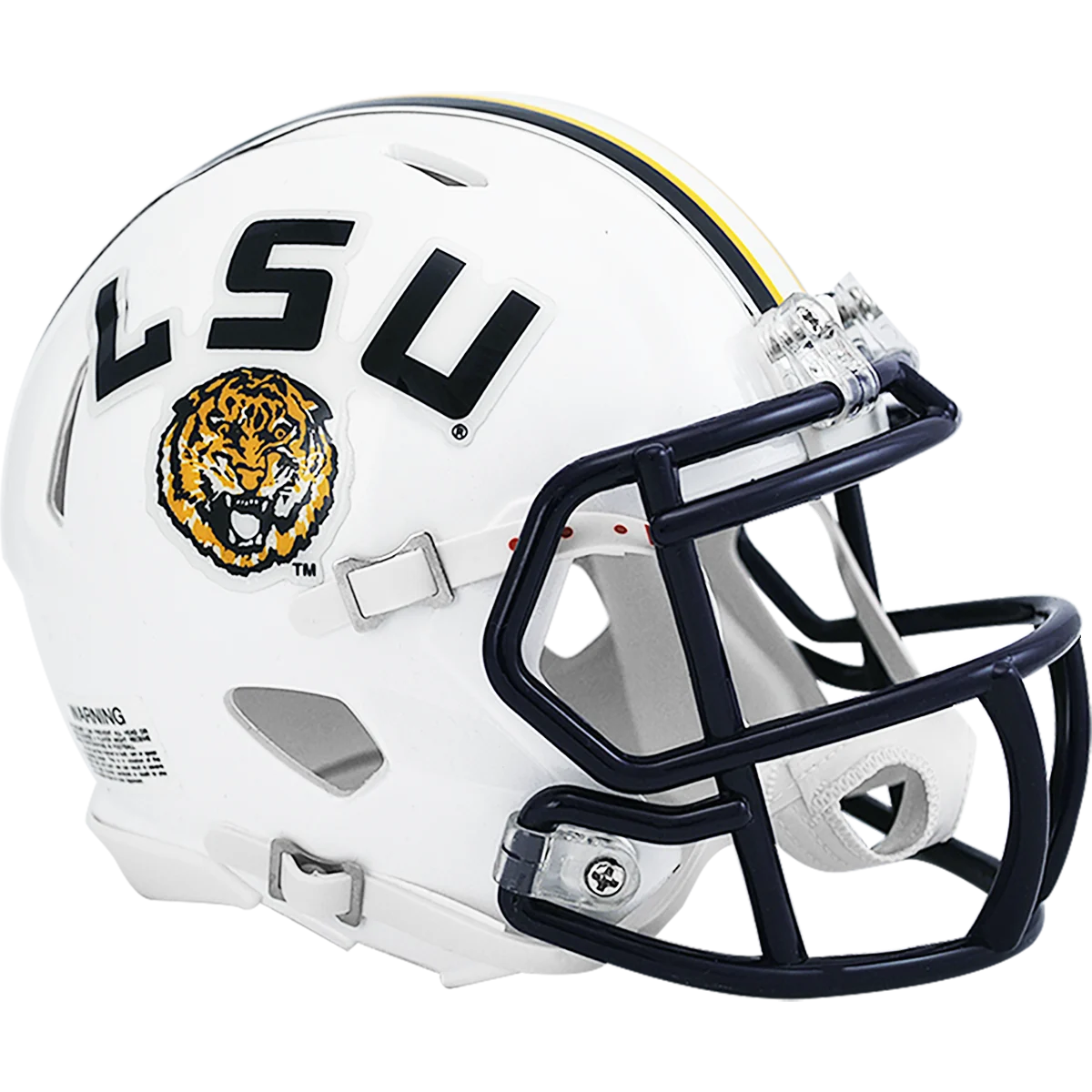 LSU Tigers White Speed Mini