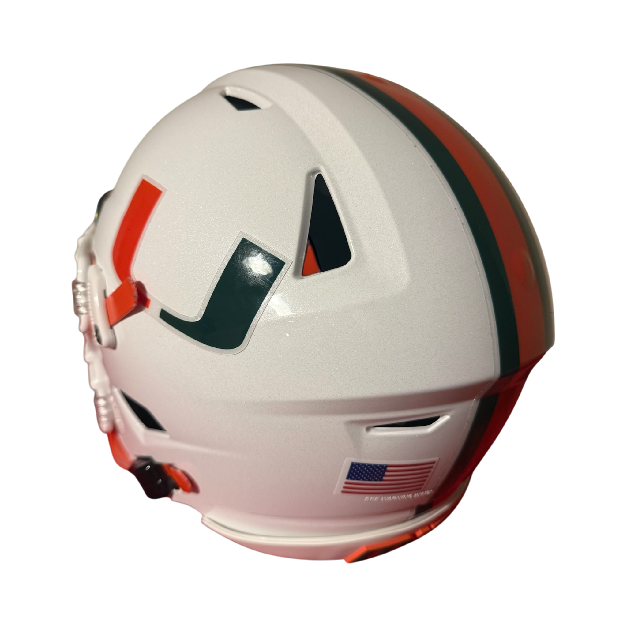 Miami Hurricanes Custom Full Size Authentic Speedflex