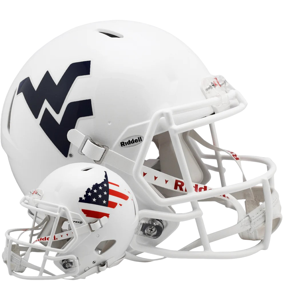 West Virginia Mountaineers Stars and Stripes Authentic Speed