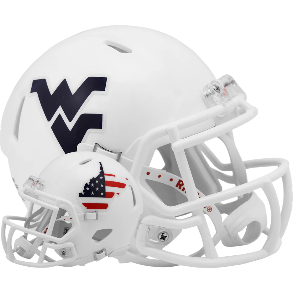 West Virginia Mountaineers Stars and Stripes Speed Mini