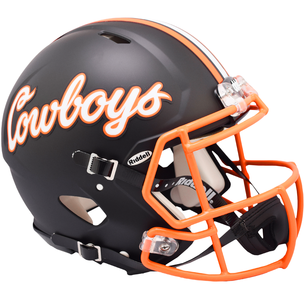 Oklahoma State Cowboys Black Script Authentic Speed