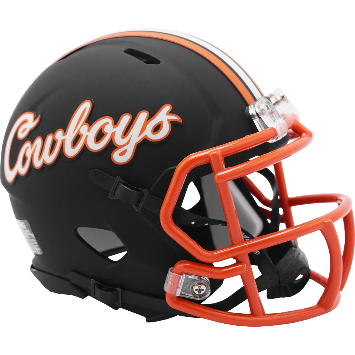 Oklahoma State Cowboys Black Script Speed Mini