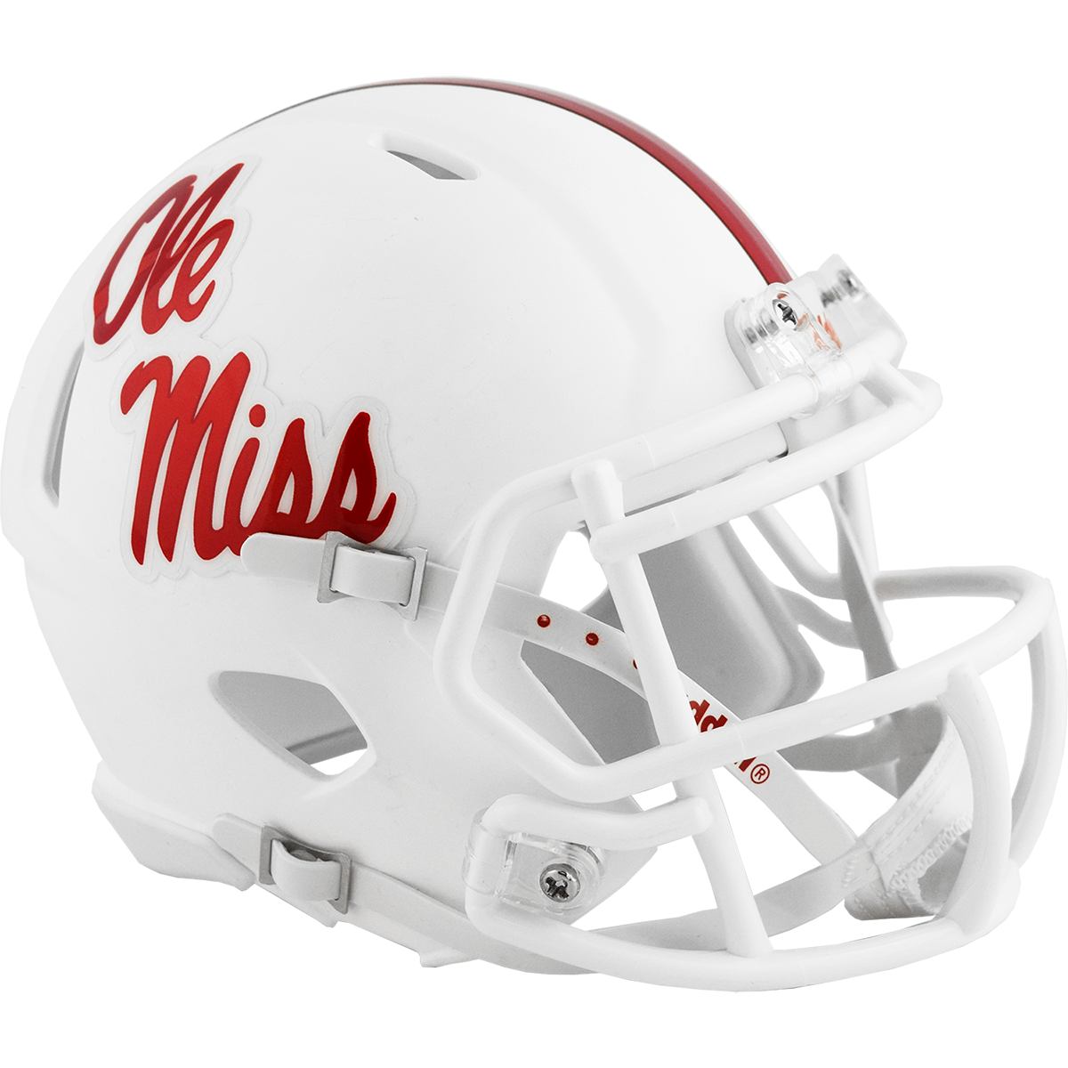 Ole Miss Rebels White Speed Mini