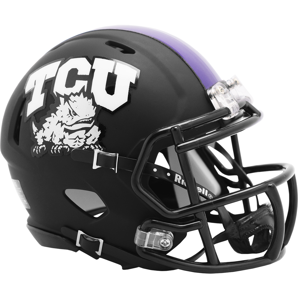 TCU Horned Frogs Matte Black Speed Mini