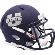 Utah State Aggies Matte Navy Speed Mini
