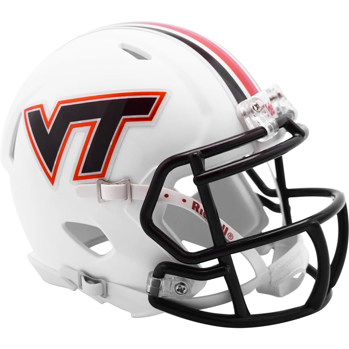 Virginia Tech Hokies Matte White Speed Mini