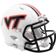 Virginia Tech Hokies Matte White Speed Mini