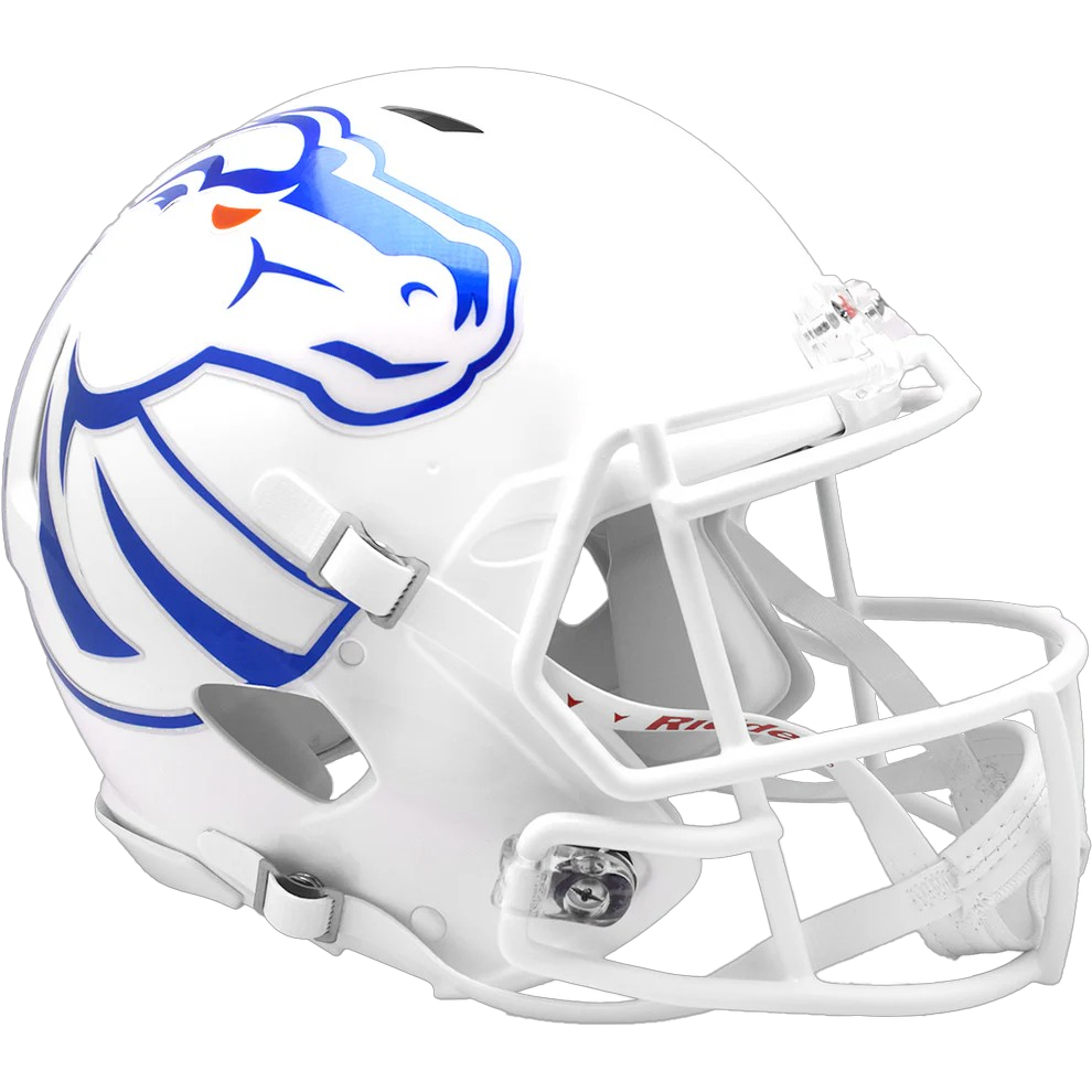 Boise State Broncos White Authentic Speed