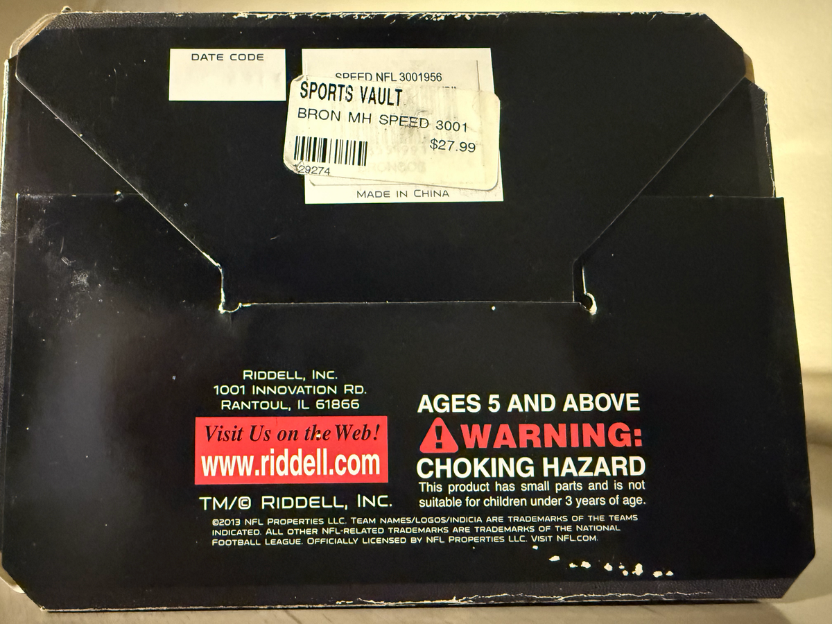 Denver Broncos Speed Mini 2014 Unopened